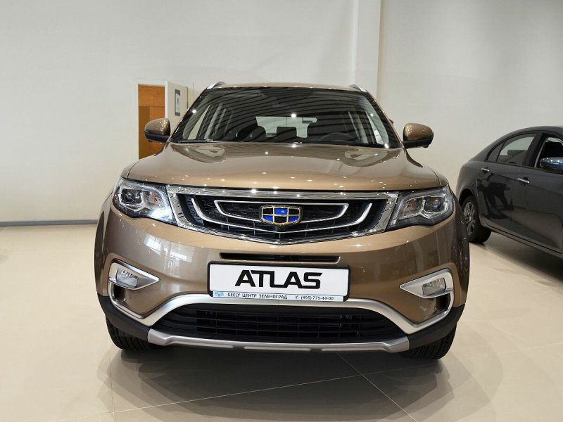 Geely Atlas 2019 бежевый