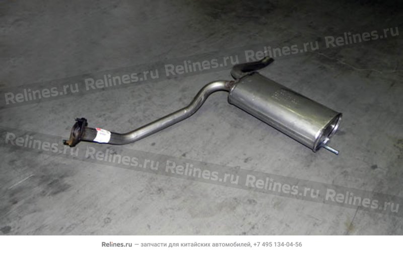 Chery s18d выхлопная система задняя часть