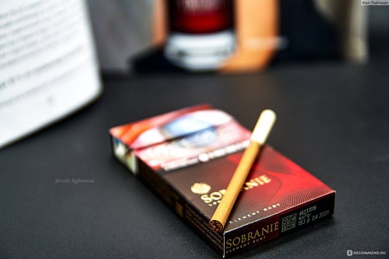 Сигареты собрание элемент Руби (Sobranie element Ruby)