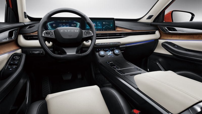 Chery Exeed LX 2022 интерьер