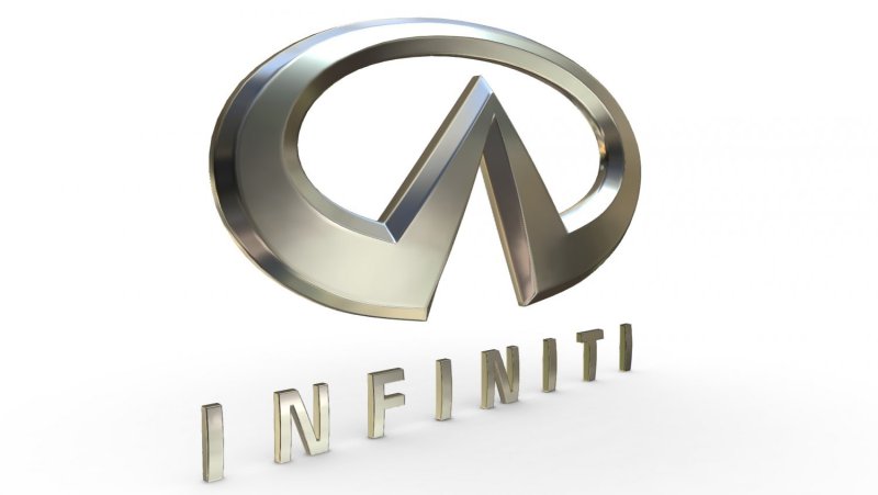 Логотип Infiniti 3d