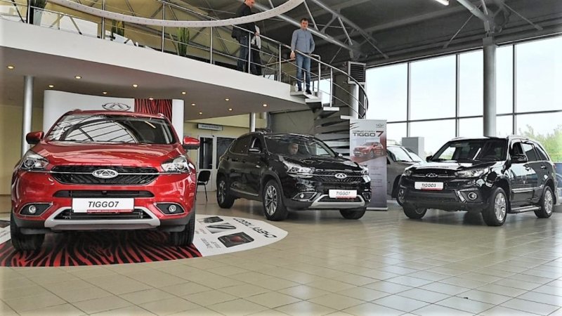 Автосалон чери Тигго