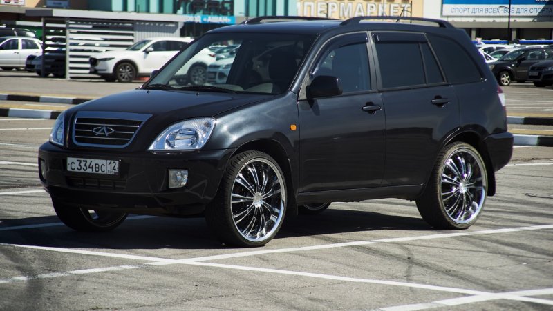Chery Tiggo FL на 17 колесах