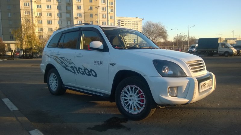 Тюнингованный чери Тигго т11