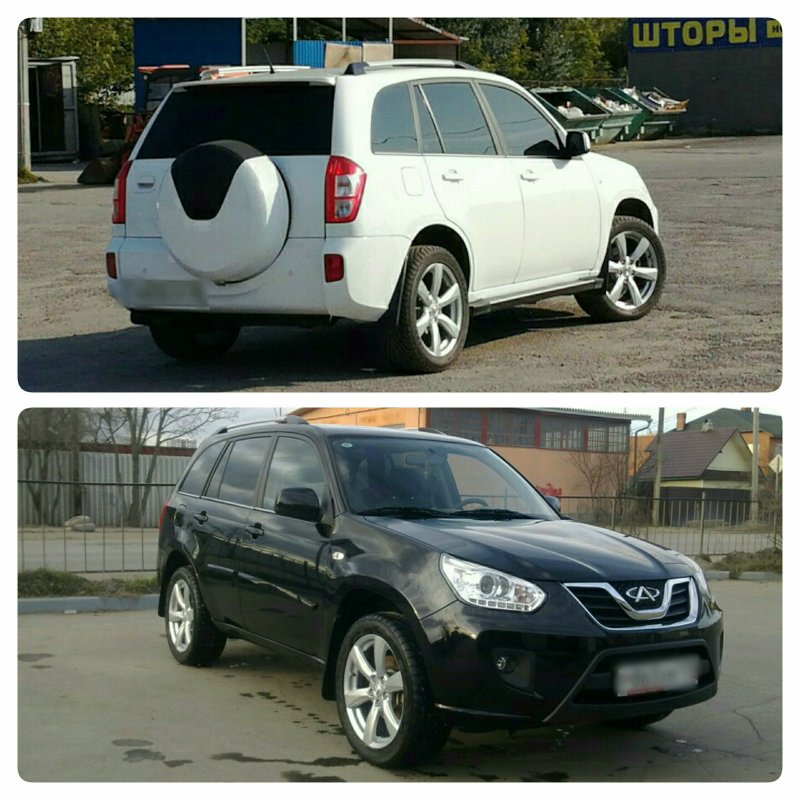 Chery Tiggo t11 FL 2014 обвес