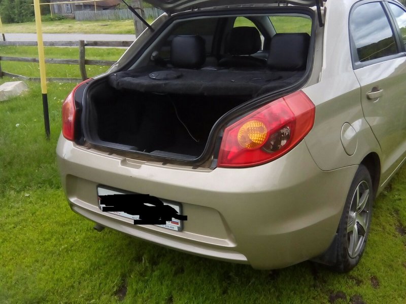 Спойлер на Chery Bonus a13
