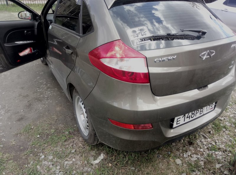 Спойлер на Chery very a13