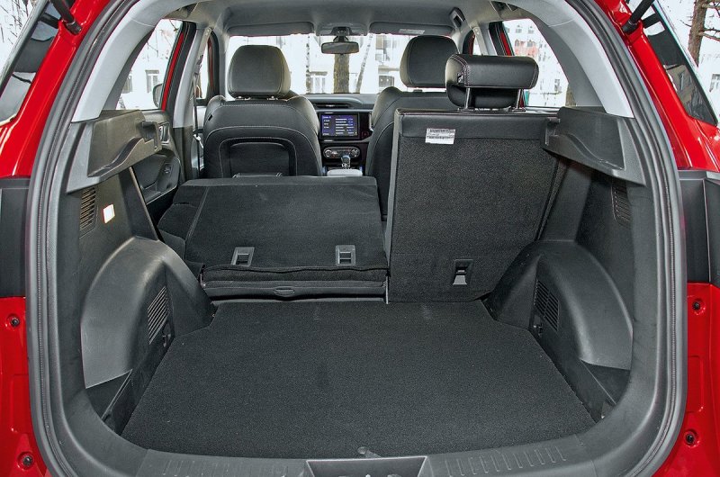 Chery Tiggo 4 внутри багажник