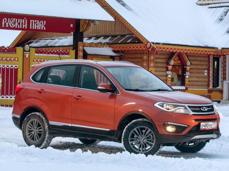 Chery Tiggo 5 2016 красный