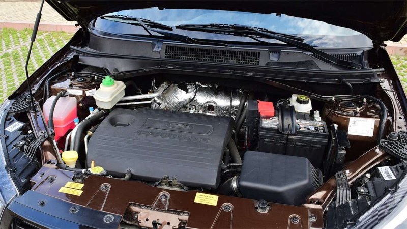 Chery Tiggo 3 под капотом