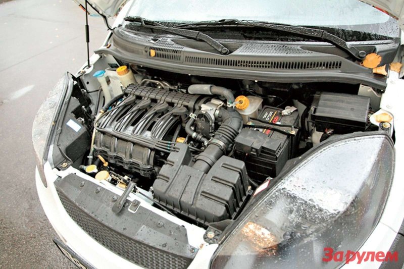 Chery indis моторный отсек