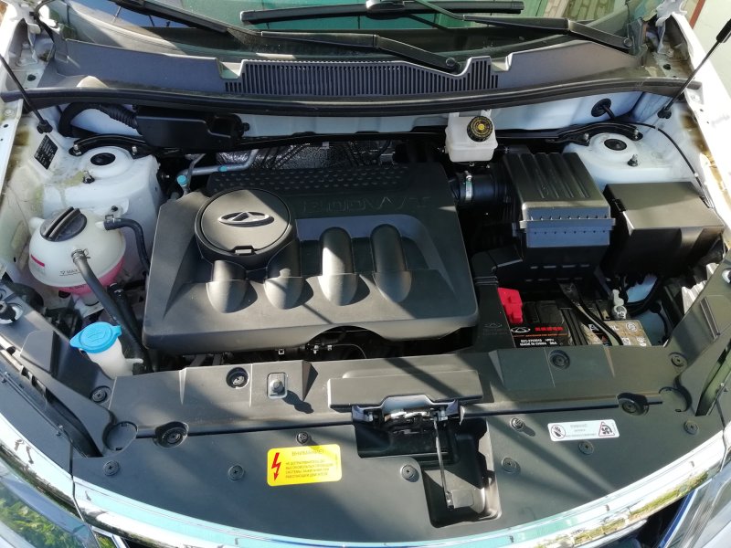 Chery Tiggo 2 под капотом