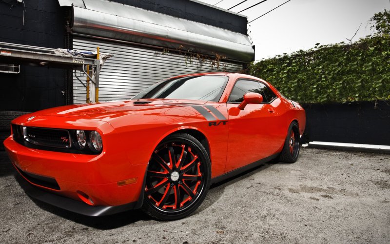 Dodge Challenger srt8 Red