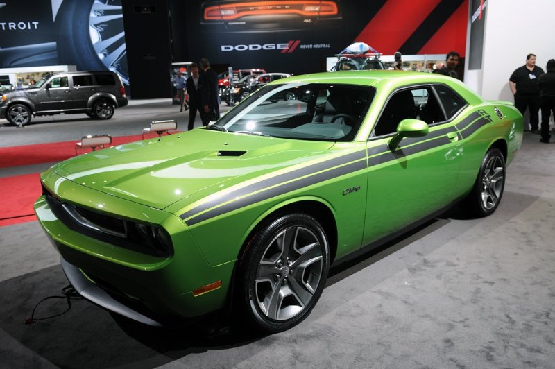 Classic dodge Challenger r/t Green