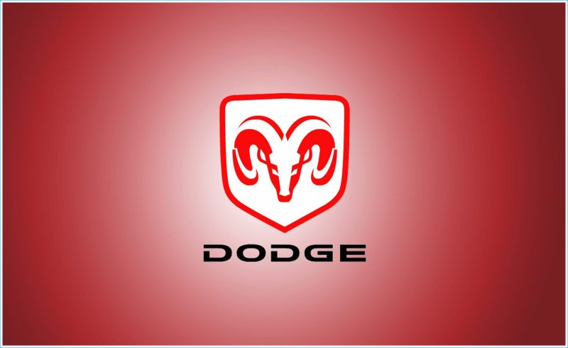 Dodge лого неон