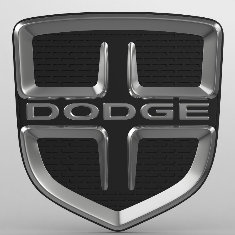 Логотип Додж 3d