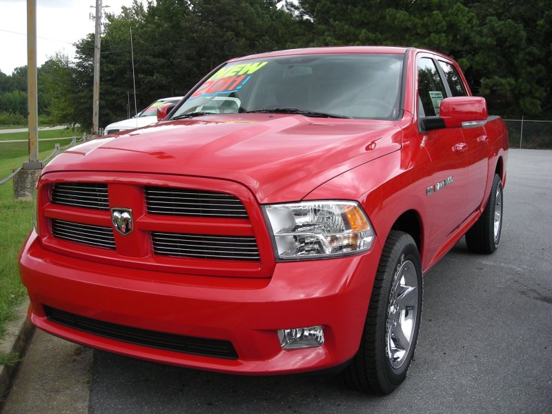 Dodge Ram 2002 красный