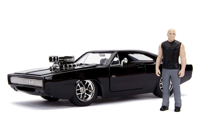 Машина fast and Furious Jada 1970 dodge Charger с фигуркой Доминика Торетто