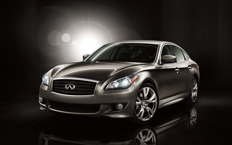 Infiniti m37 желтый габарит