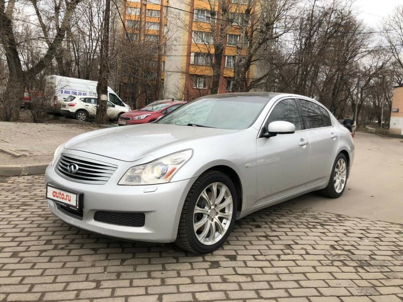 Infiniti g35 серебристый