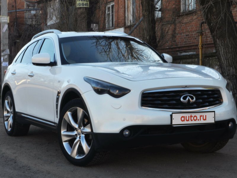 Infiniti fx35 белая