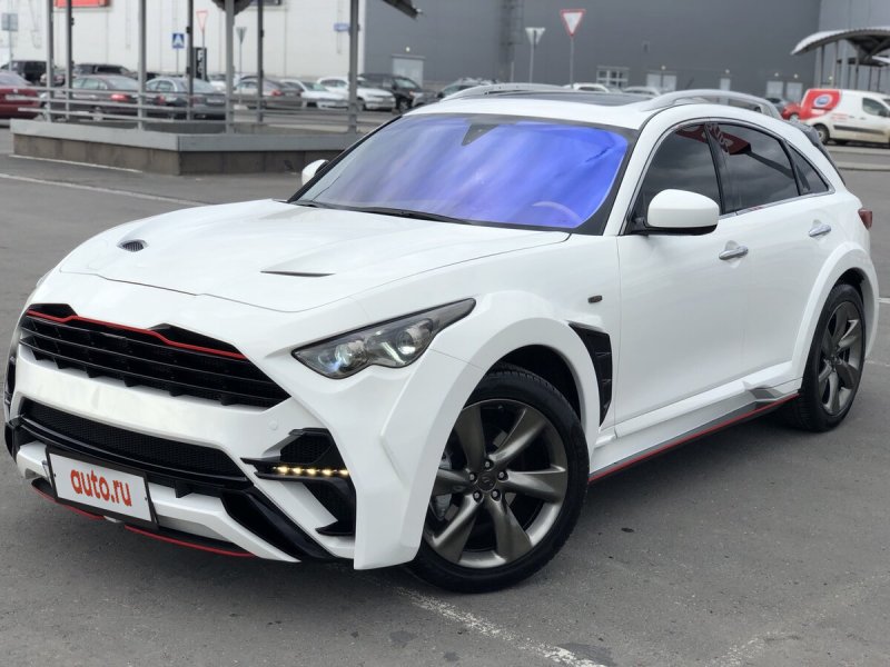 Infiniti fx37 белый