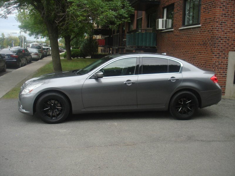 Infiniti g25 серый матовый