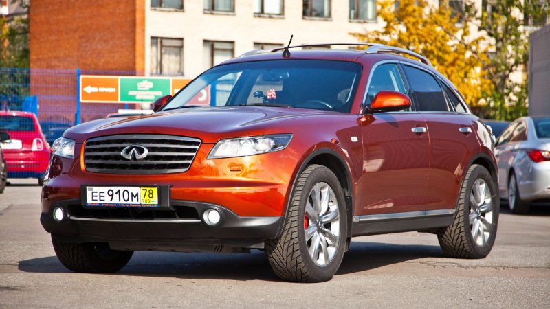 Infiniti fx45 рыжий