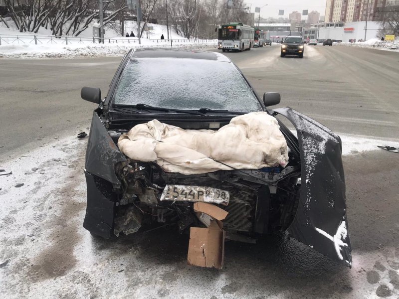Авария Инфинити fx35 Новосибирск