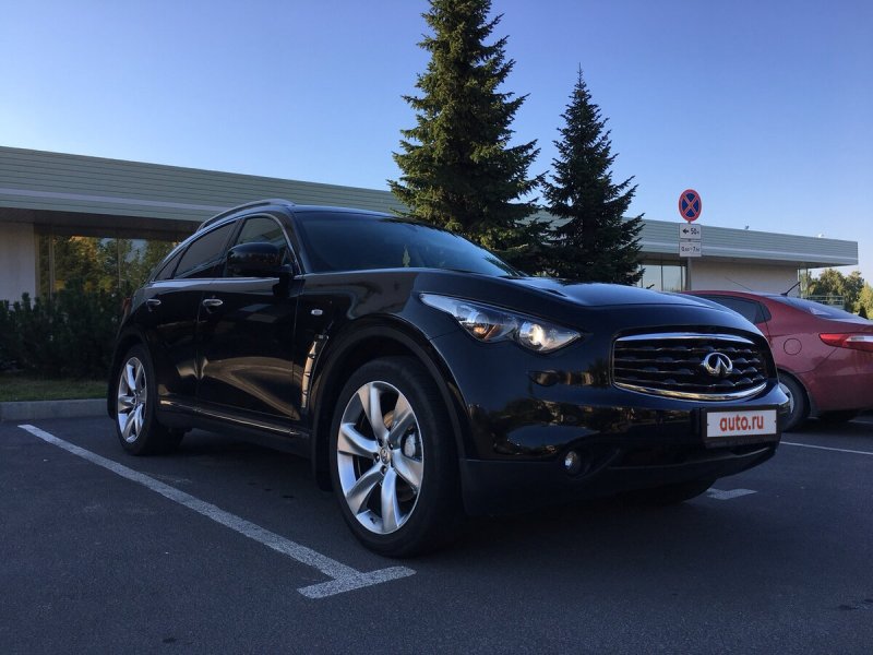 Infiniti fx37 черный