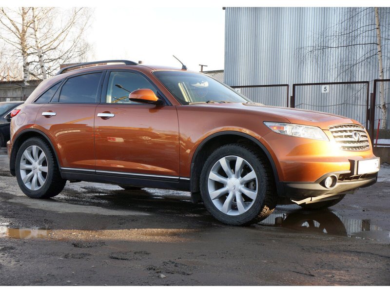 Infiniti fx50 оранжевый