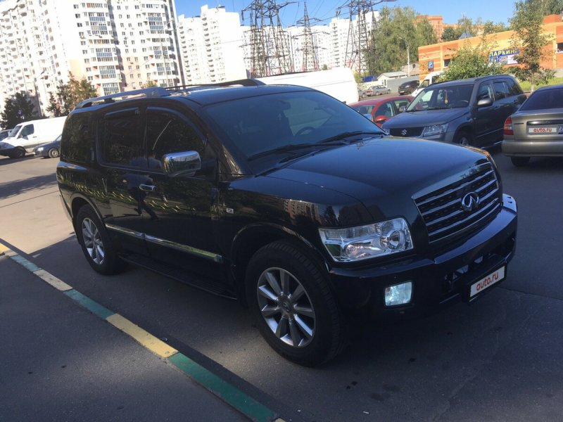 Инфинити qx56 2008 черный