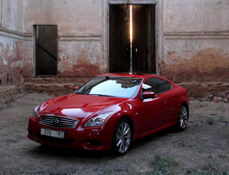 Инфинити g37 Sport купе красная