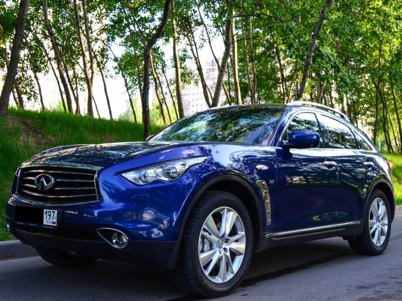 Инфинити qx70 синий