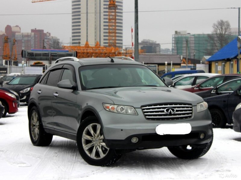 Infiniti fx35 2004 серый