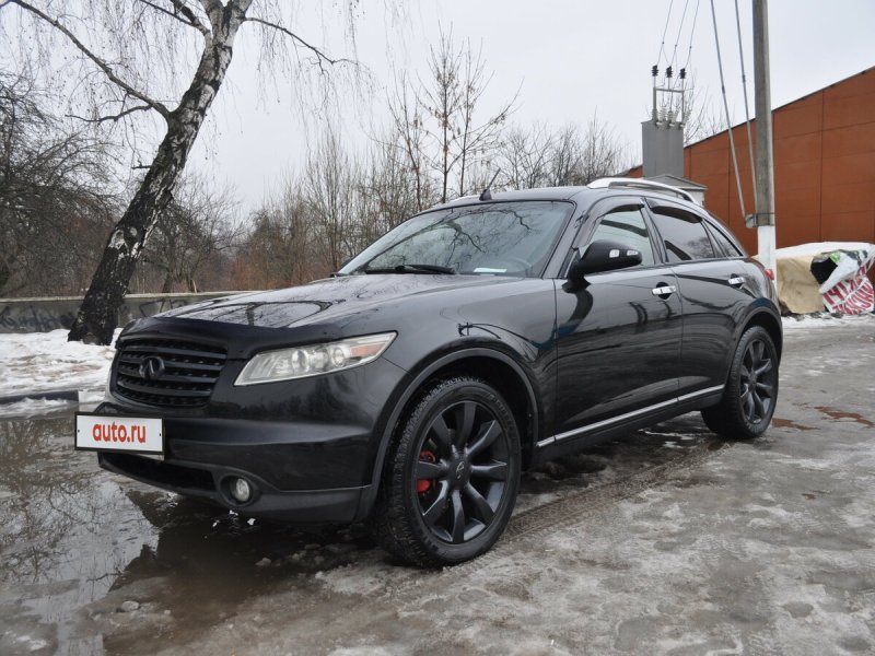 Infiniti fx35 черный тонированный