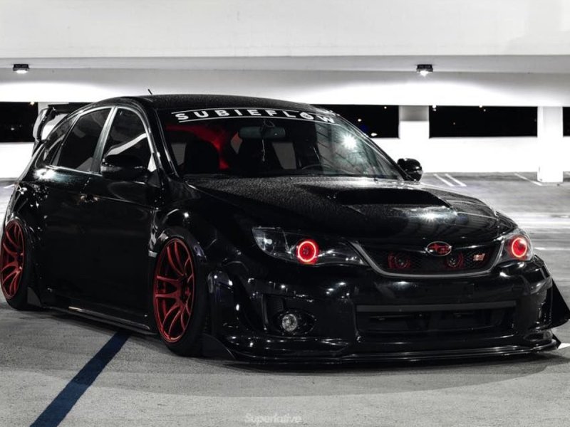 Subaru Impreza WRX STI 2008 черный