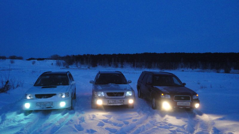 Subaru Forester зимой