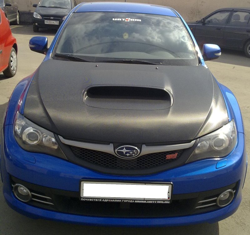 Карбоновый капот Subaru Impreza GH 2008