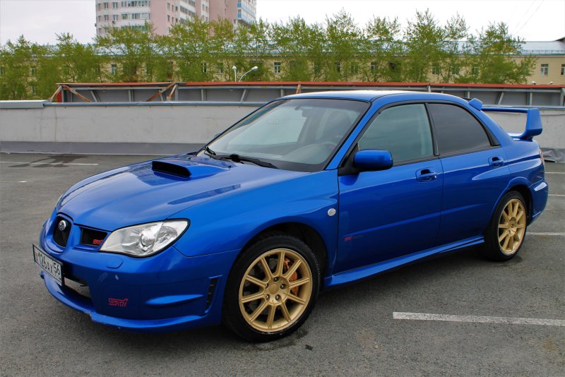 Subaru WRX STI лиса