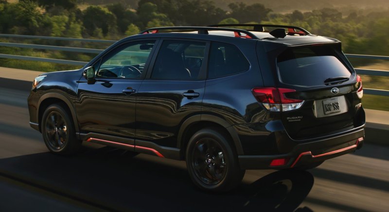 Subaru Forester 2021 черный
