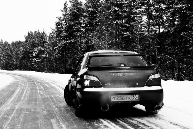 Фото Субару 606 Зайка на снегу