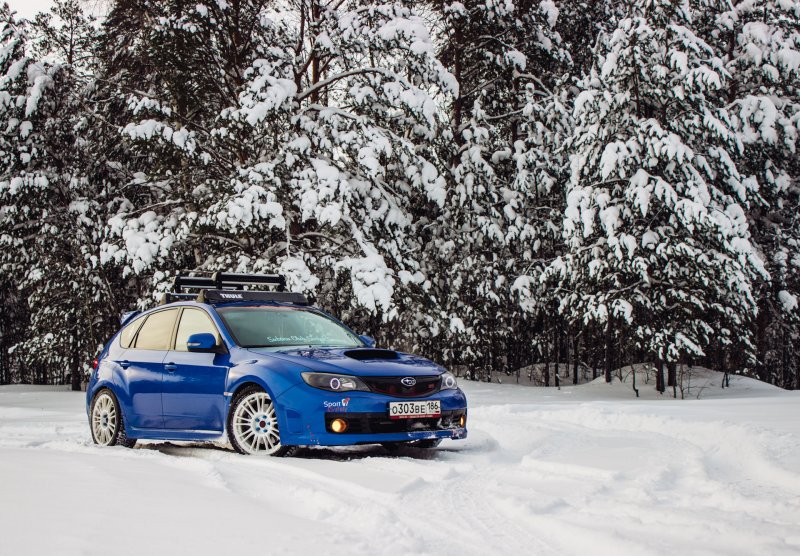 Subaru WRX 2021 зима