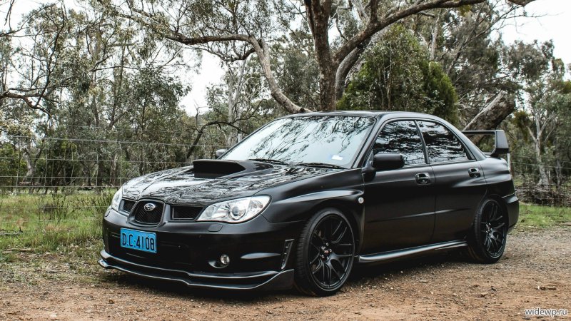 Субару Импреза WRX STI лиса черная