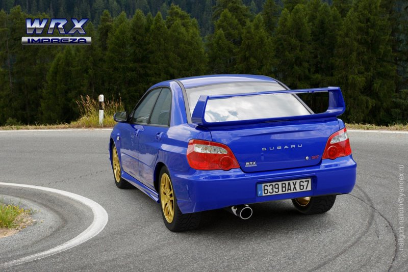 Subaru Impreza WRX 2007 зад