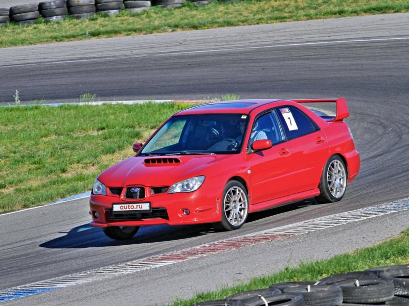 Subaru Impreza WRX Red