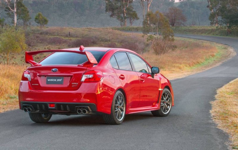 Subaru WRX STI Red