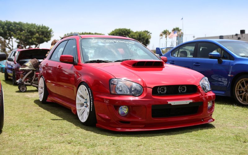 Subaru Impreza WRX Red