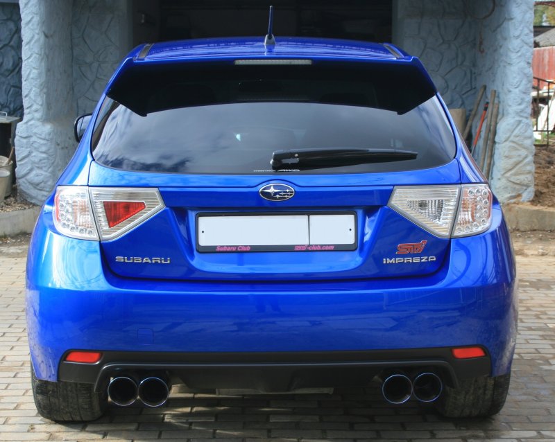 Subaru Impreza WRX 2008 сзади