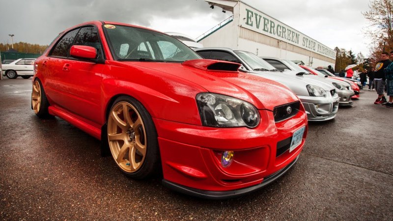 Subaru Impreza WRX STI 2004 Red